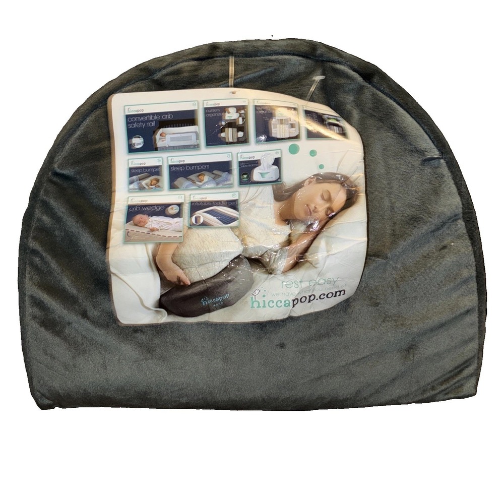 Hiccapop Pregnancy Pillow Wedge for Maternity Wedge Cushion Memory Foam Comfy